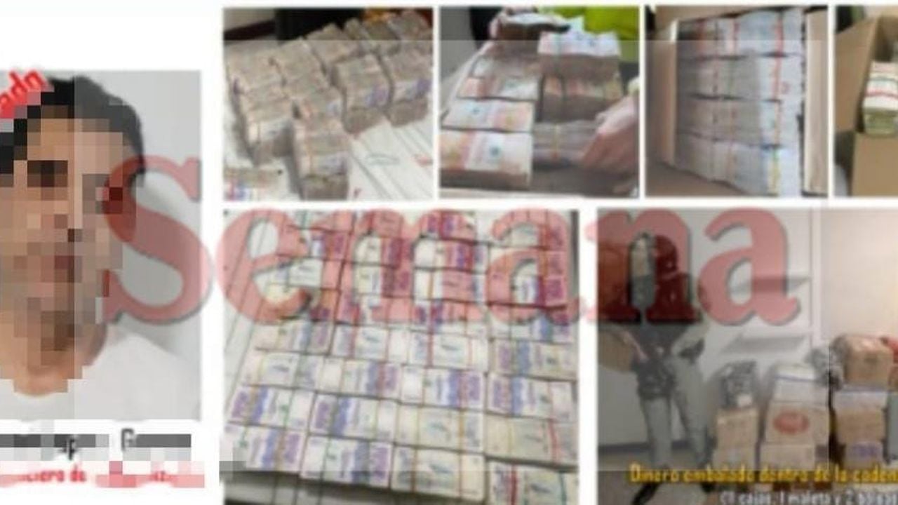 SEMANA conoció en exclusiva las fotos del operativo en el que fueron capturadas siete personas por hacer parte presuntamente de la red financiera del Clan del Golfo, en donde se decomisaron cerca de 14.000 millones de pesos.