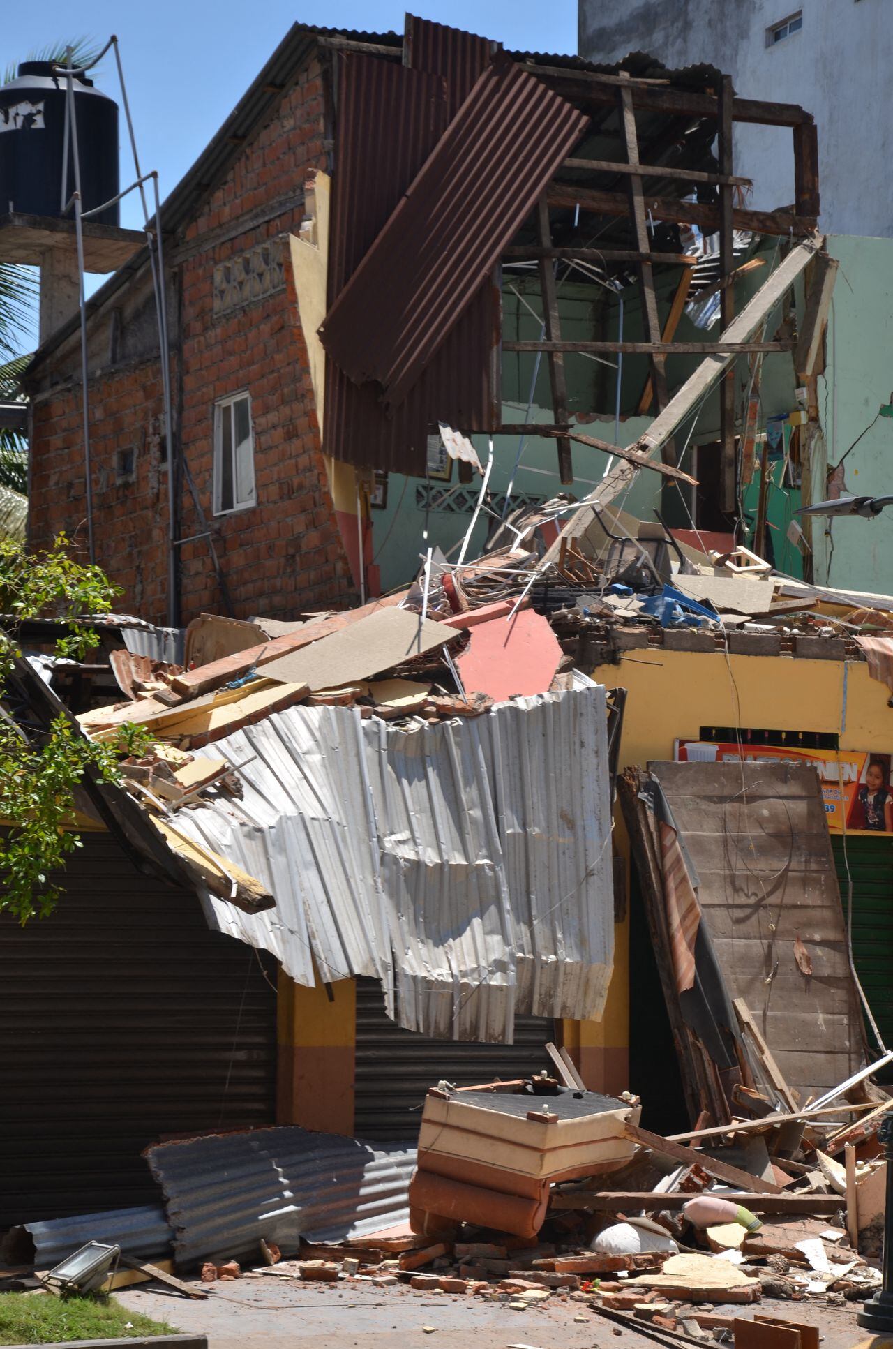 Varias viviendas en Ecuador quedaron afectadas por el temblor que se registró el 18 de marzo de 2023