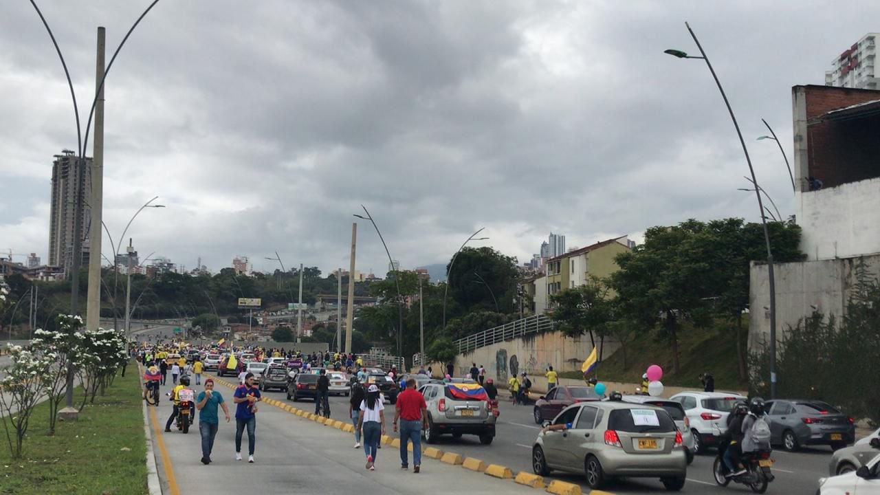 La mayoría de las movilizaciones en el área metropolitana llegarán hasta la plaza cívica Luis Carlos Galán Sarmiento.