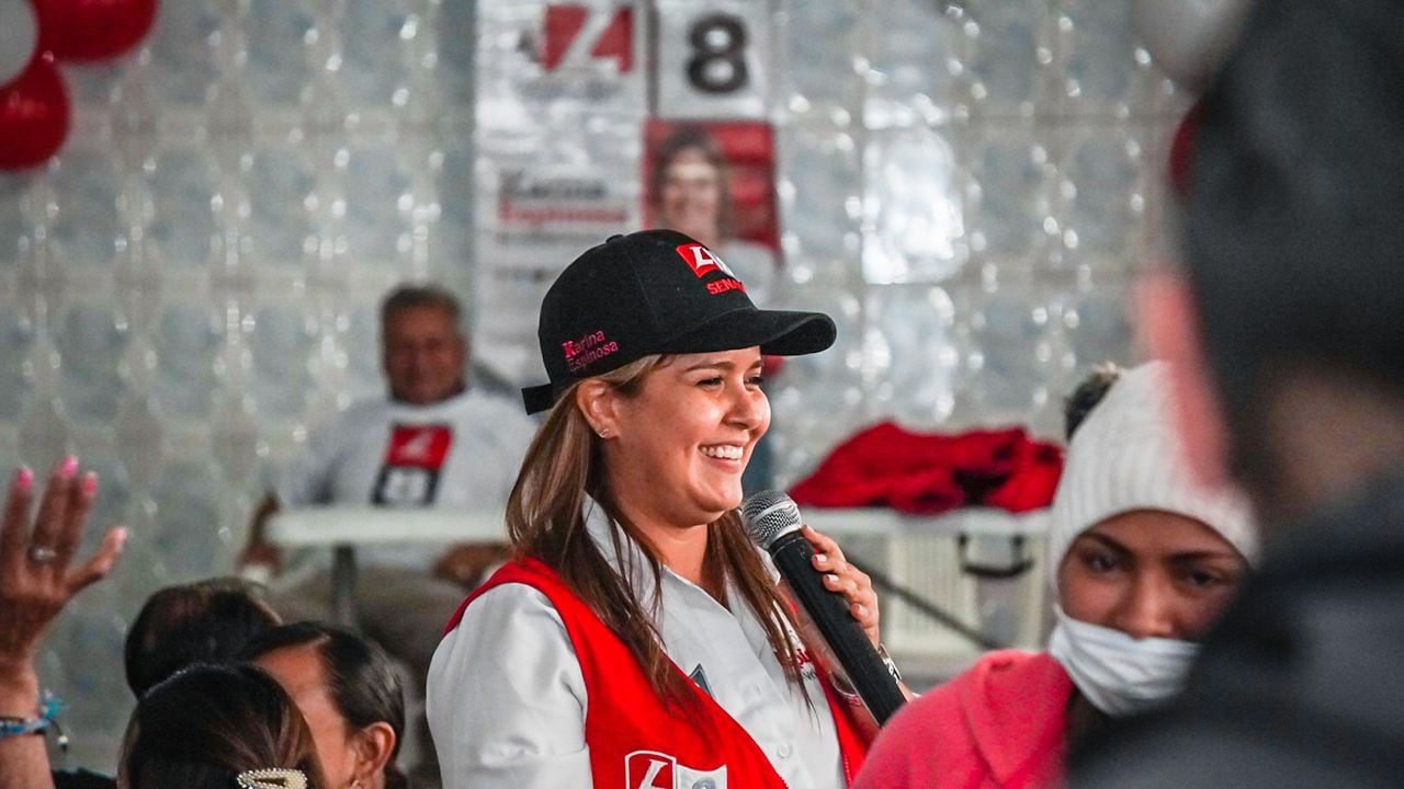 Karina Espinosa, candidata al Senado del Partido Liberal
