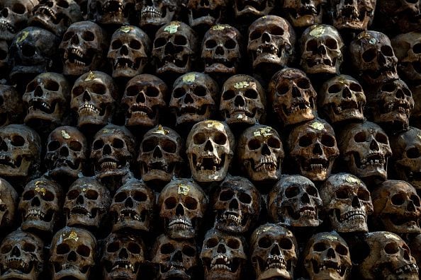 Los cráneos eran usados como "decoración". (Imagen de referencia).