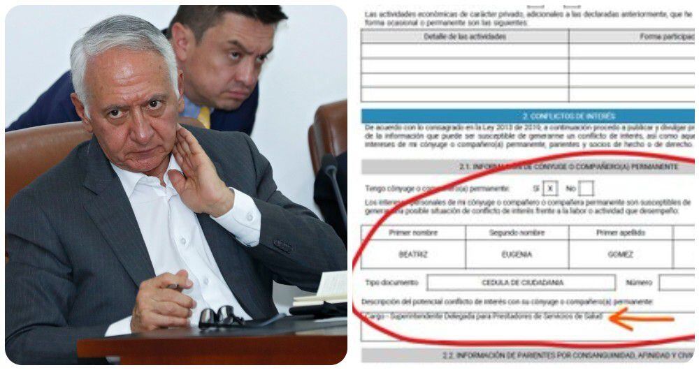 El ministro Guillermo Alfonso Jaramillo y sus certificados de inhabilidades ante la Función Pública.