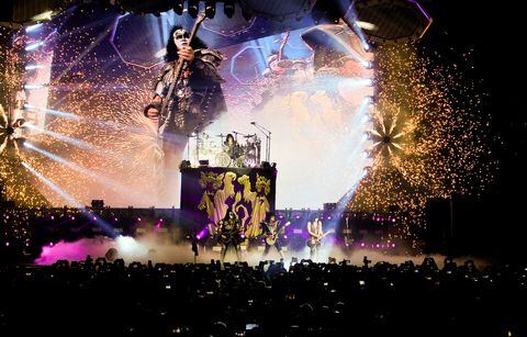 Kiss, una de las bandas de rock más emblemáticas del mundo, se presentó en el Movistar Arena.