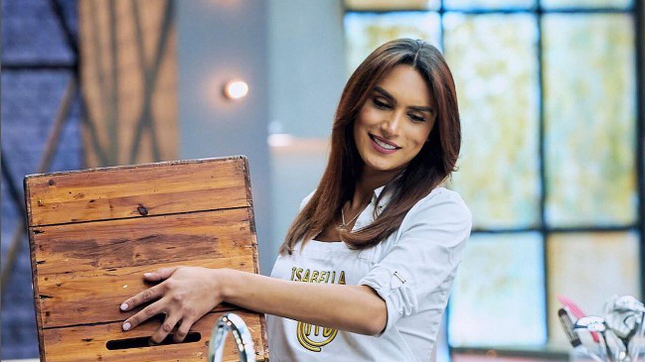 La modelo venezolana mostró su molestia en el más reciente capítulo de Masterchef Celebrity