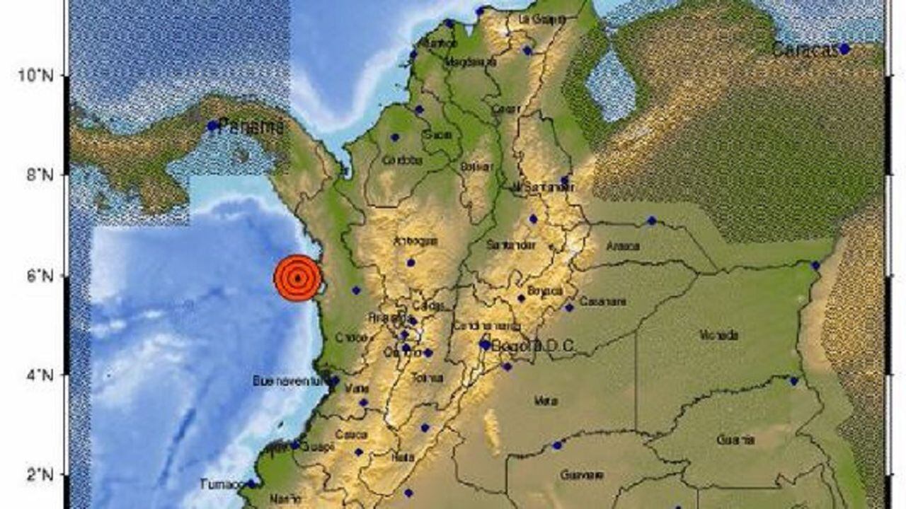 Nuevo temblor en Colombia se reporte este miércoles