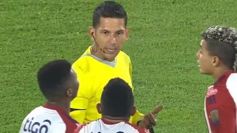 Jorge Duarte, árbitro del partido entre Millonarios y Junior