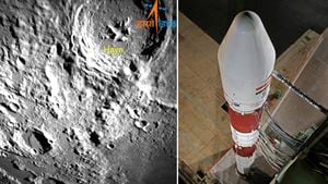 La misión india Chandrayaan-3 envió imágenes del Polo Sur de la Luna, un territorio muy poco explorado.