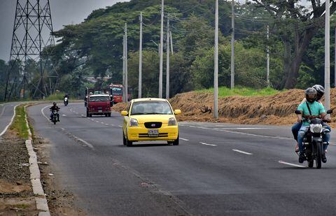 Inauguran doble vía Cali- Candelaria que empataría con el nuevo puente de Juanchito.  Fotos Raúl Palacios / El País / 17 de Nov del 2023 Cali.