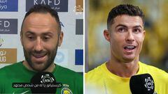 David Ospina y Cristiano Ronaldo comparten en Al-Nassr