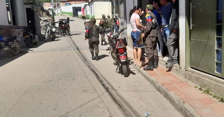 Disidencias patrullaron en San Calixto, Norte de Santander.
