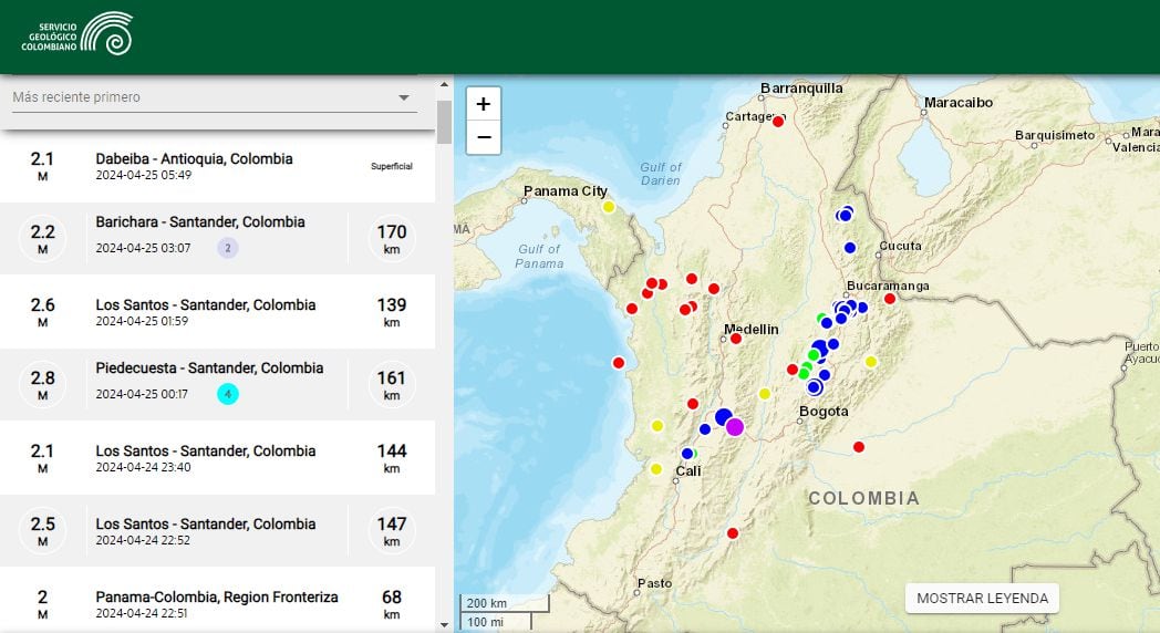Algunas regiones del país tienen mayor probabilidad de registrar sismos.