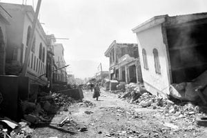 Casas destruidas después del terremoto de Haití, en 2010- Getty Images