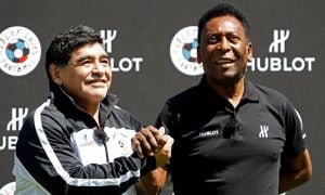 Pelé y Maradona.