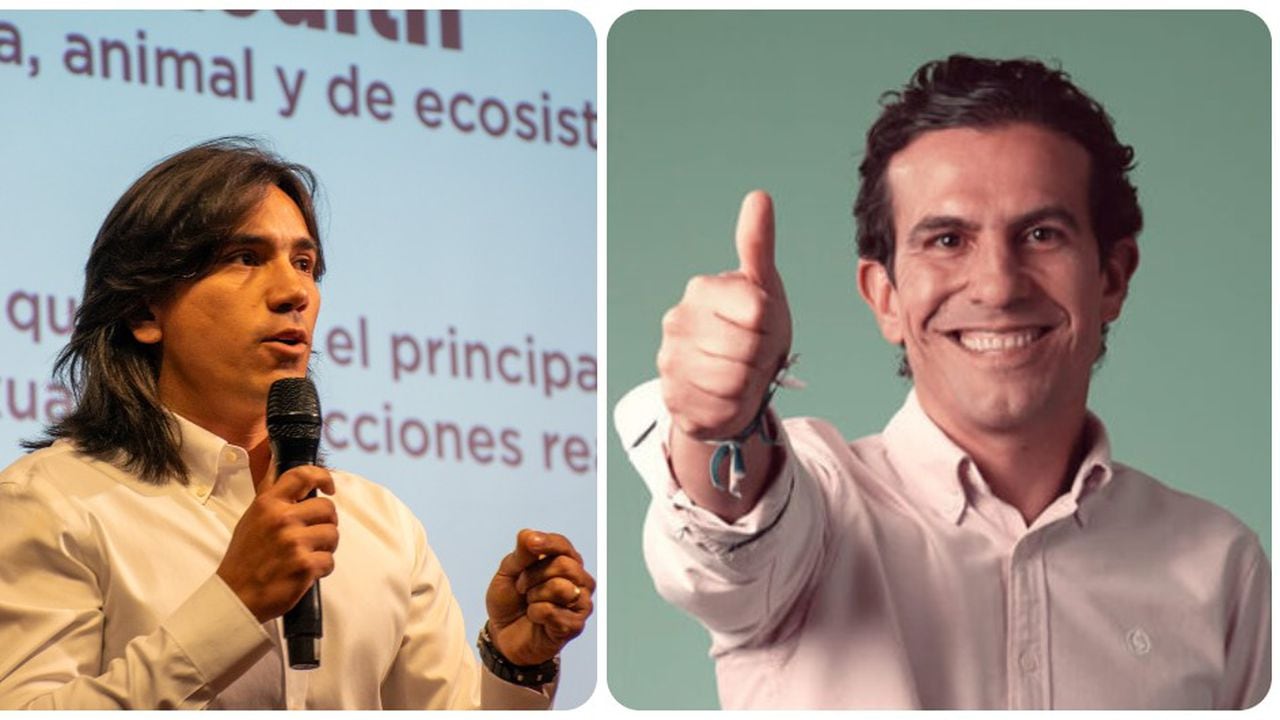 Albert Corredor y Felipe Vélez son candidatos a la alcaldía de Medellín.