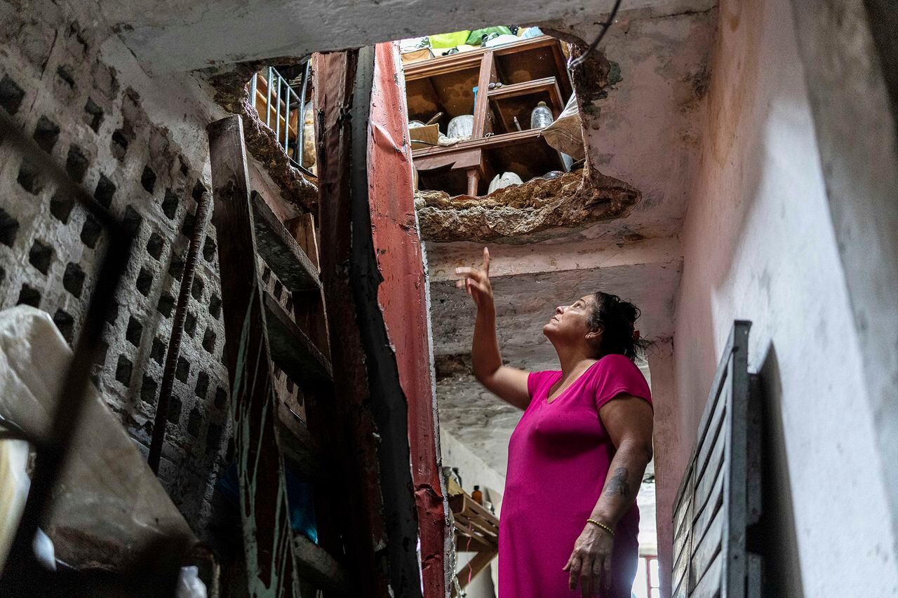 En imágenes : Cuba sin servicio eléctrico tras huracán Ida deja