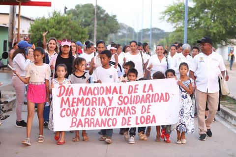 Durante las jornadas acaecidas en esta población ribereña del sur de Bolívar, se conmemoró el Día Nacional de Solidaridad y Memoria de las Víctimas.