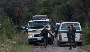 La patrulla de la Policía fue atacada en el corregimiento de Campo dos, Jurisdicción del municipio de Tibú, Norte de Santander.