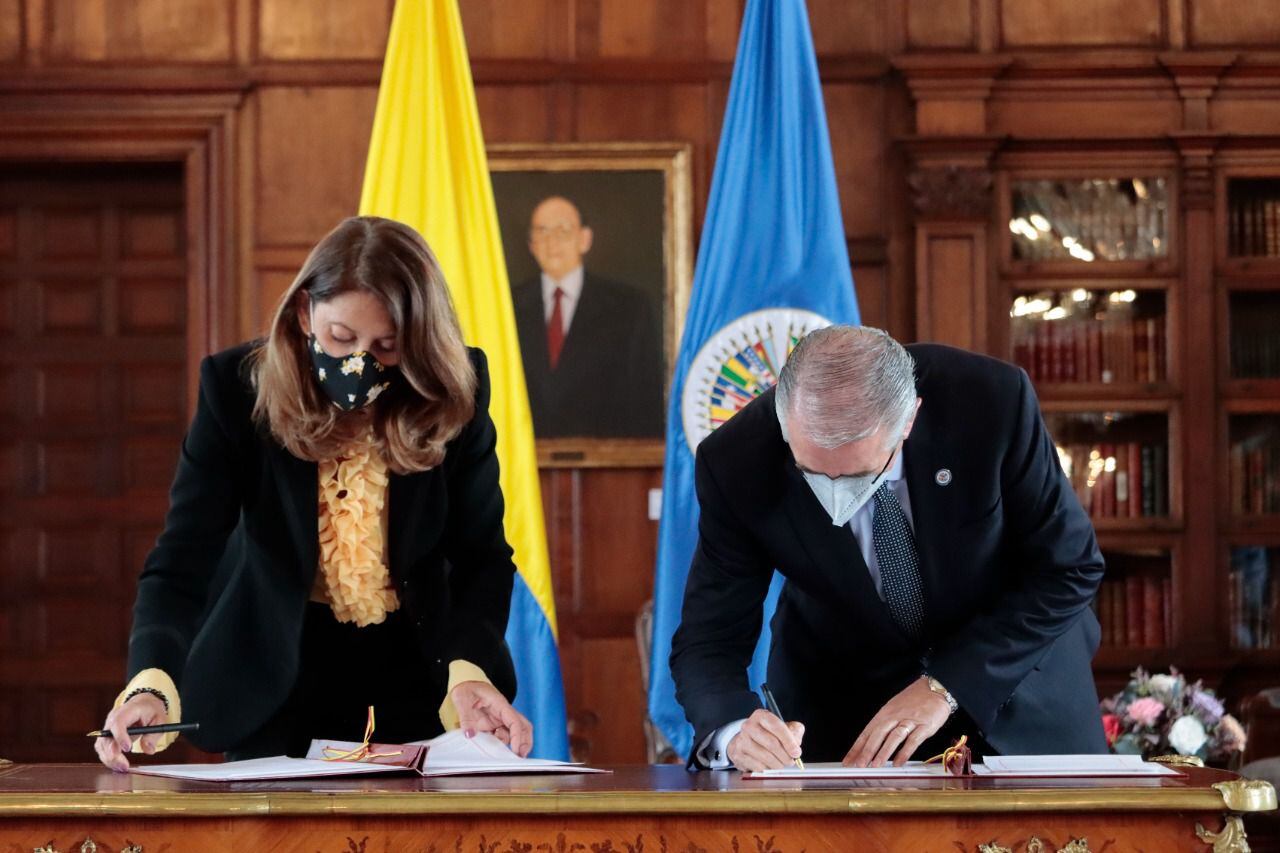 Marta Lucía Ramírez vicepresidenta y canciller con la OEA