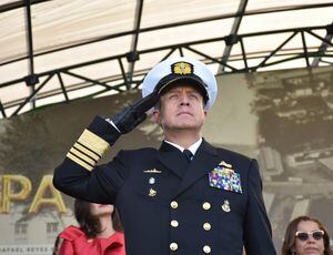 Vicealmirante Hernando Cubides, comandante de la Armada Nacional