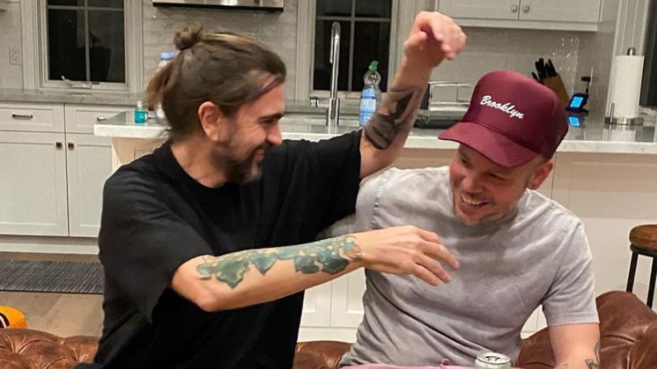 Residente compartió una fotografía con Juanes que aviva la polémica entre él y J Balvin