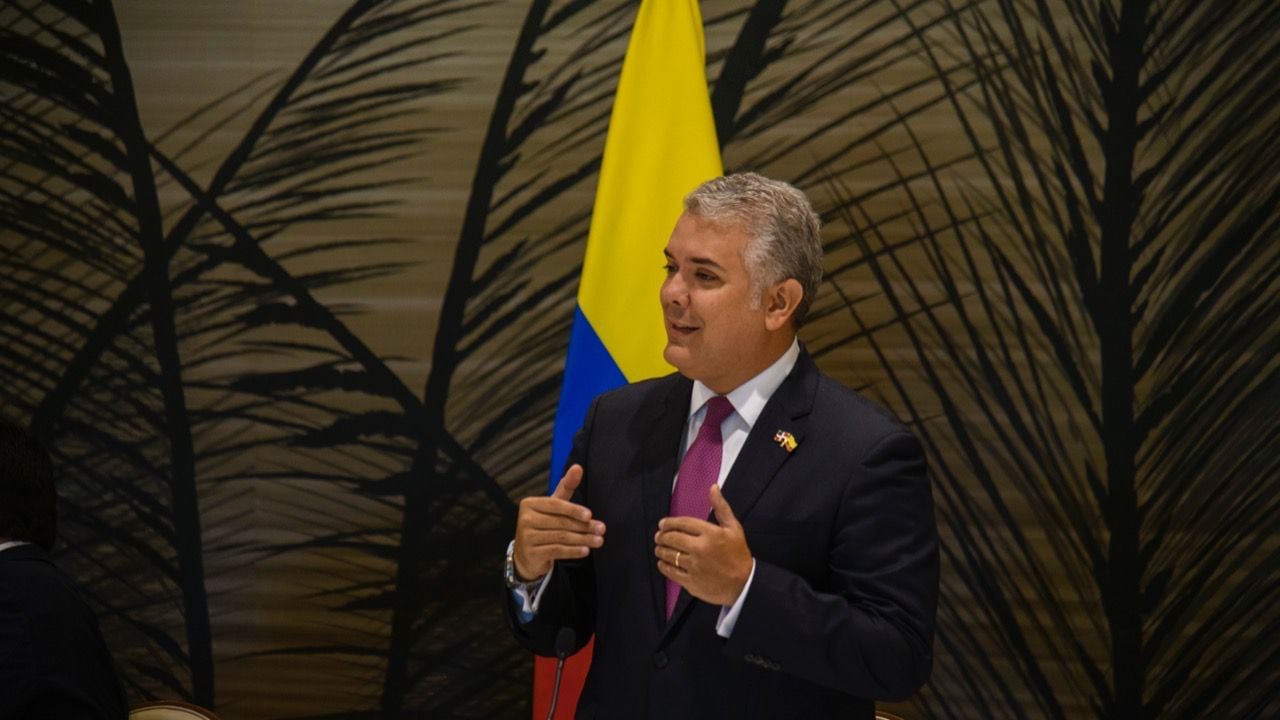 Presidente Iván Duque en República Dominicana.
