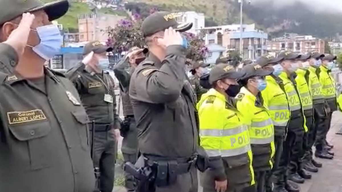 Atentado terrorista en Bogotá contra un CAI