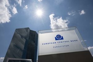 Hesse, Fráncfort del Meno: Sede del Banco Central Europeo (BCE) (Foto de Boris Roessler/Picture Alliance vía Getty Images)