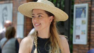 Amber Heard saliendo del Museo Sorolla, 11 de mayo de 2023, en Madrid, España. (Photo By Jose Ramon Hernando/Europa Press via Getty Images)