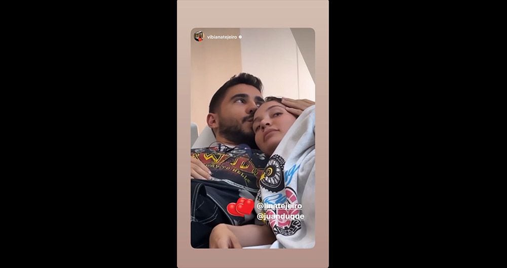 Juan Duque y Lina Tejeiro en el hospital - Captura de pantalla @linatejeiro