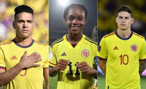 Los dos referentes de la Selección Colombia rindieron homenaje a las mujeres de la categoría sub 17.