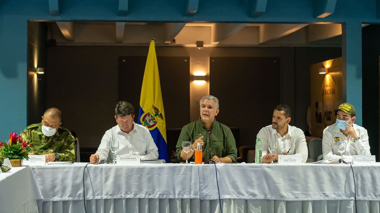 Iván Duque presidente de Colombia lanzó  el Plan de Seguridad Navideña