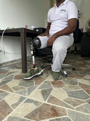 Jesús Arley Perea, sobreviviente de una mina antipersona en Chocó