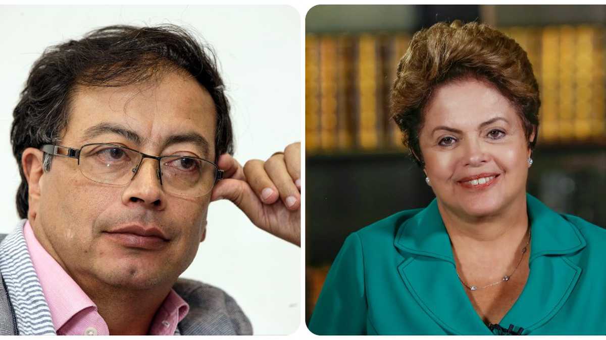 Gustavo Petro y Dilma Rousseff