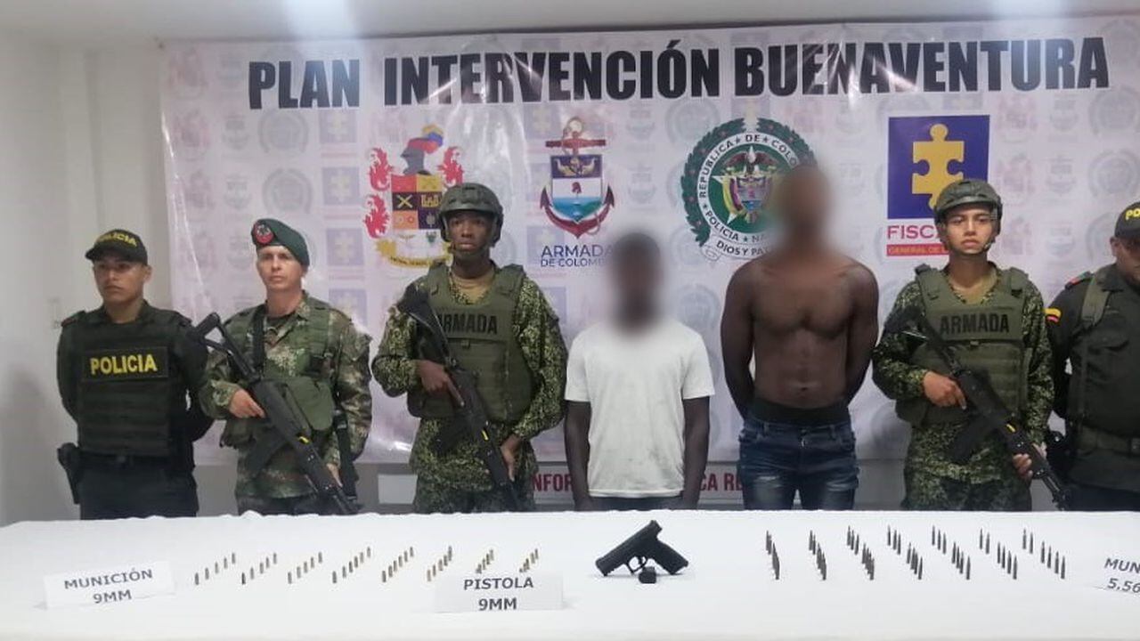 Fueron capturados alias Lajita y alias Cajamán.