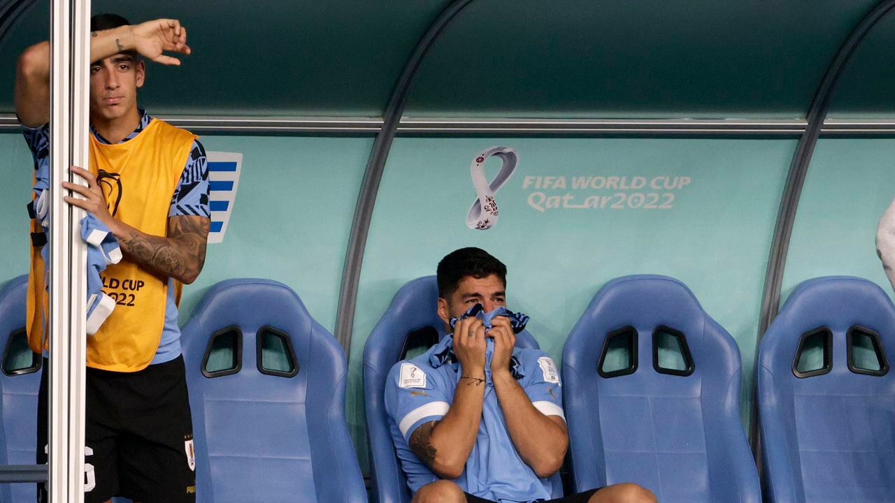 Sufrimiento, tristeza y lágrimas de Luis Suárez por eliminación de Uruguay del Mundial