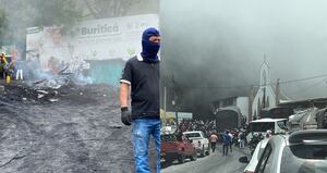 Bloqueos en el municipio de Buriticá, Antioquia.