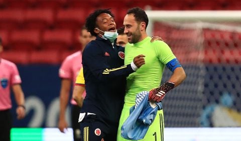 David Ospina y Juan Guillermo Cuadrado han compartido procesos de Selección Colombia