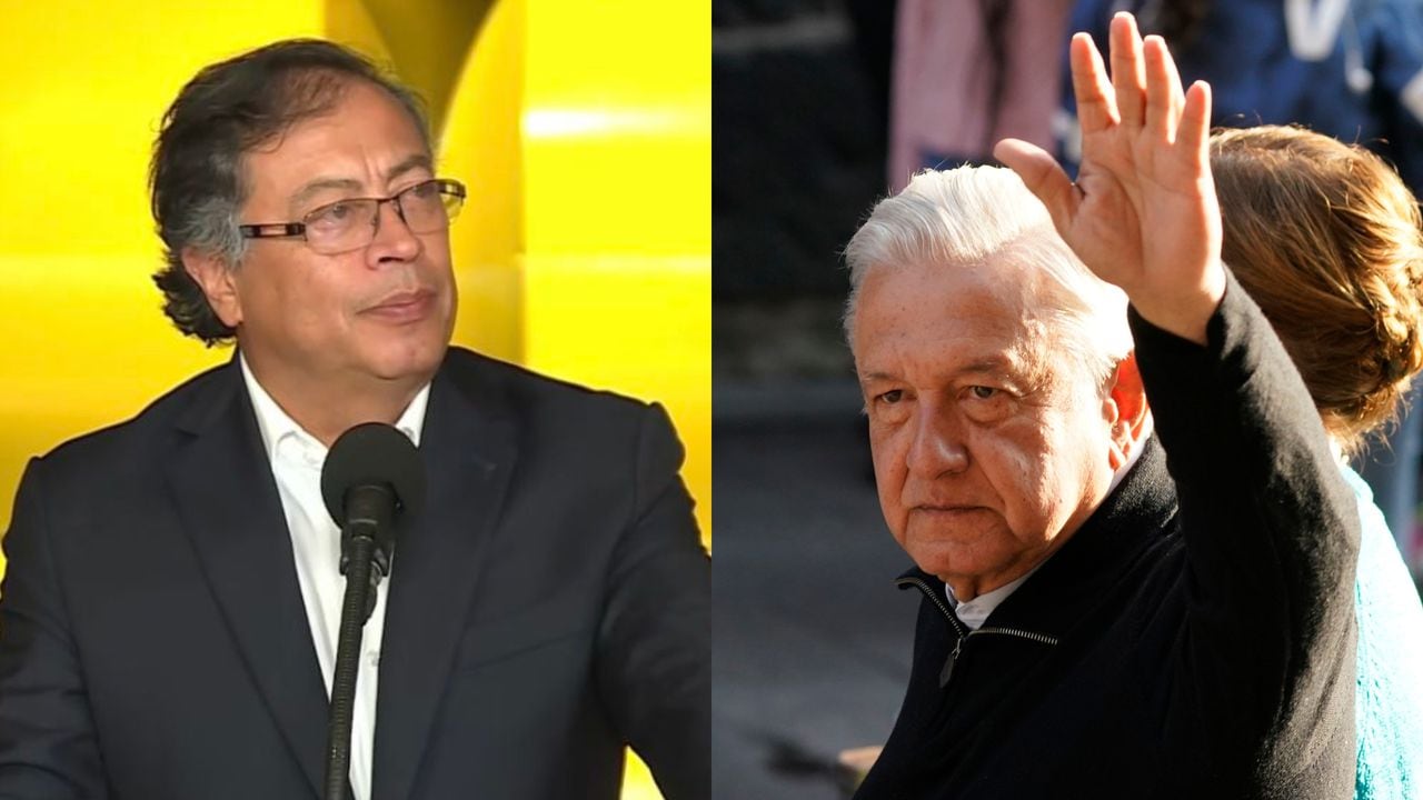 Presidente Gustavo Petro y Andrés Manuel López Obrador