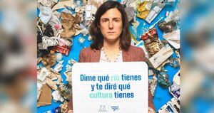 La gerente del Acueducto, Cristina Arango, se sumó a la campaña “Dime qué río tienes y te diré que cultura tienes”.