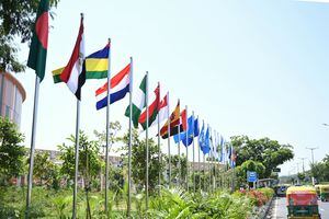 India, país anfitrión del G20 Nueva Delhi  (Photo by Money SHARMA / AFP)