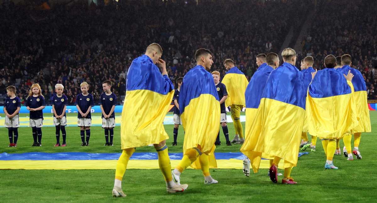 Video: monumental manifestación de la selección de Ucrania en la Nations League