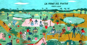 Ilustraciones de 'La mano del pintor' de María Luque, editorial Sigilo