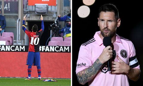 Messi sorprende al equipo de sus amores.