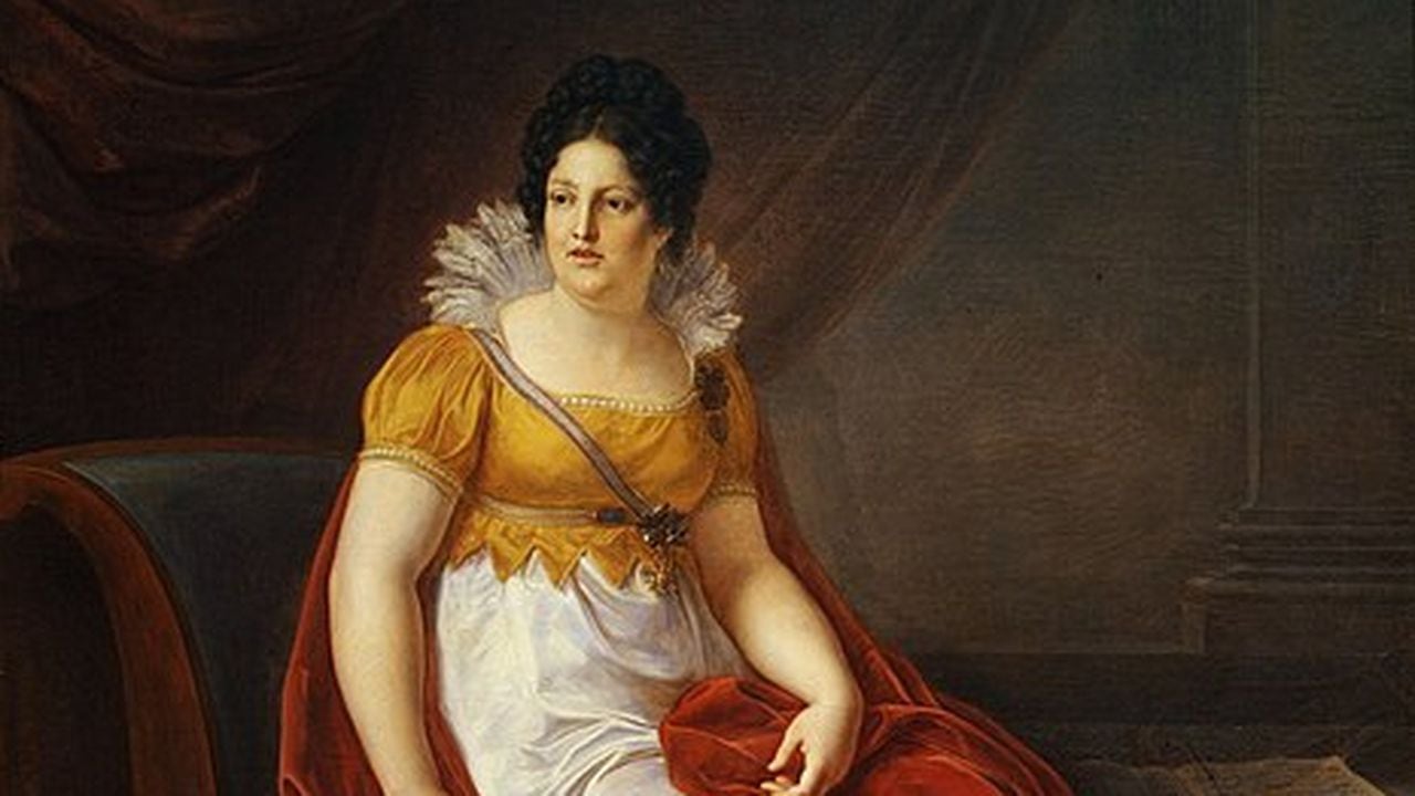 María Luisa de Borbón, Reina de Etruria (Vincenzo Camuccini, 1817). Wikimedia Commons / Galleria d'arte moderna di Firenze