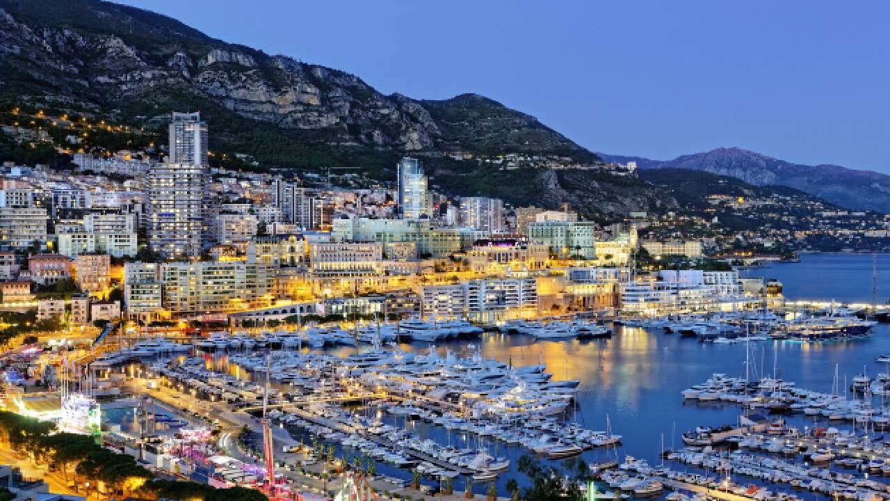 Panorama de Mónaco, país en Europa.