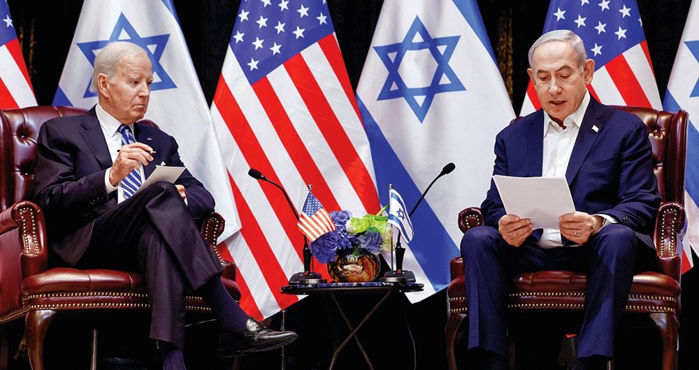   Joe Biden expresó su apoyo total a Israel en su reunión con Benjamín Netanyahu: “Mientras los Estados Unidos sigan en pie... no dejaremos que nunca estén solos”. El primer ministro israelí recibió la visita de varios líderes mundiales esta semana.  