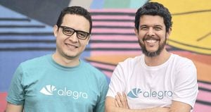 Jorge Soto y Santiago Villegas, fundadores de Alegra.