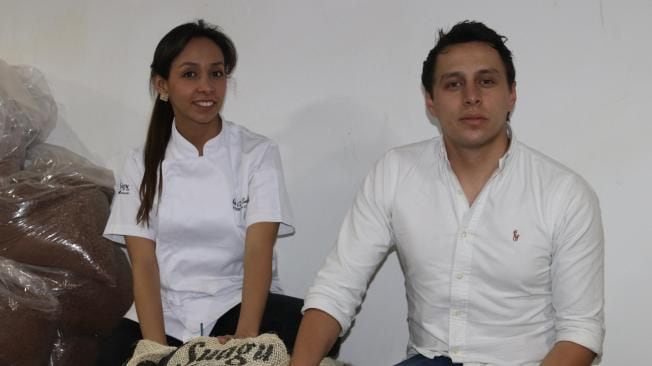 Juan Diego y María Camila Suárez, cofundadores de Suagu. Foto: Sabor USA