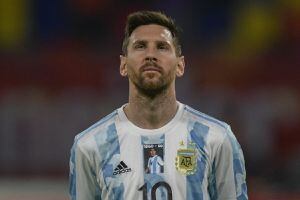 Lionel Messi, delantero de Argentina.