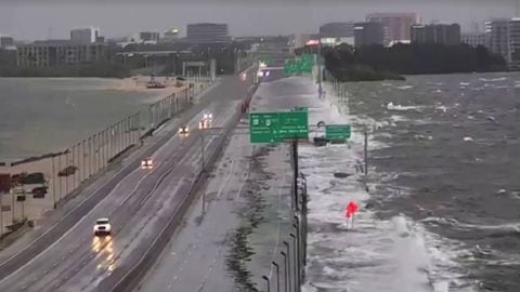 El huracán Idalia ya empezó a dejar su impacto en Florida.